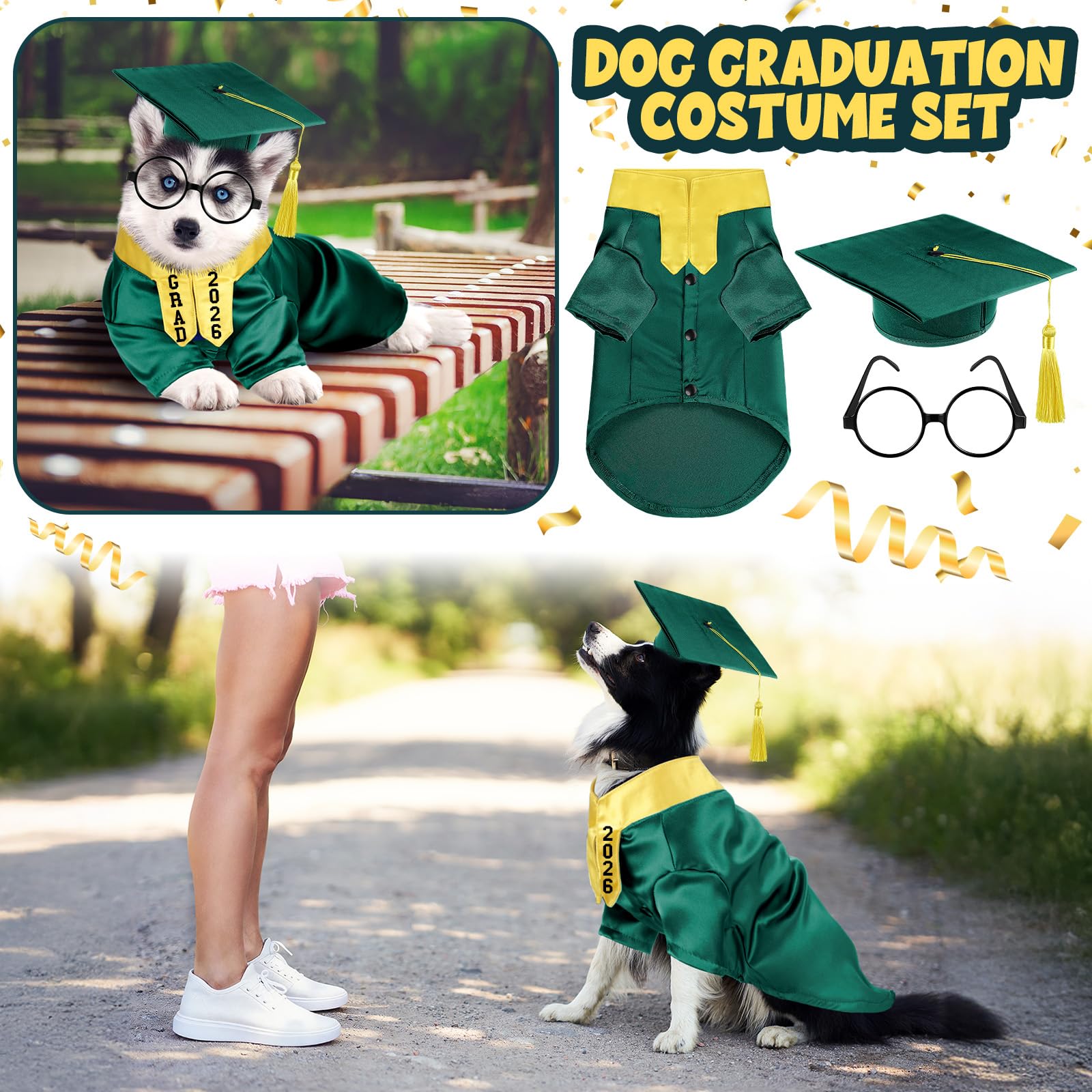 Huhumy holiday costume set for pets suits parties and cute photos