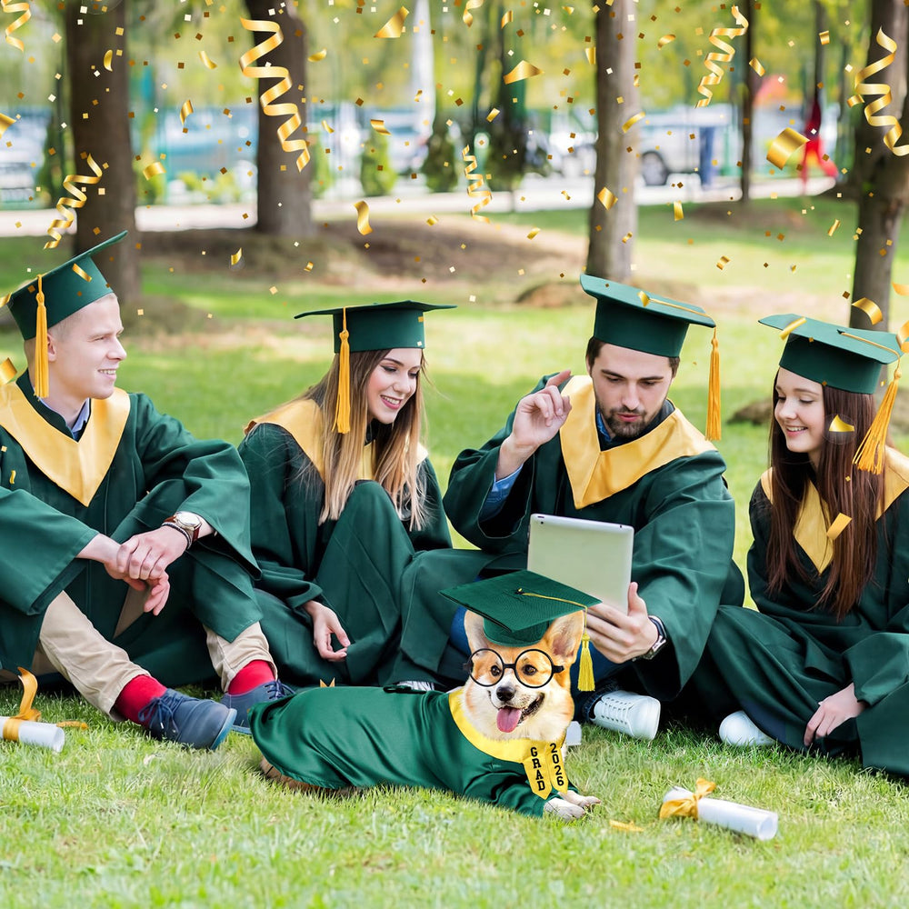 Huhumy pet graduation photos capture memorable celebrations and smiles
