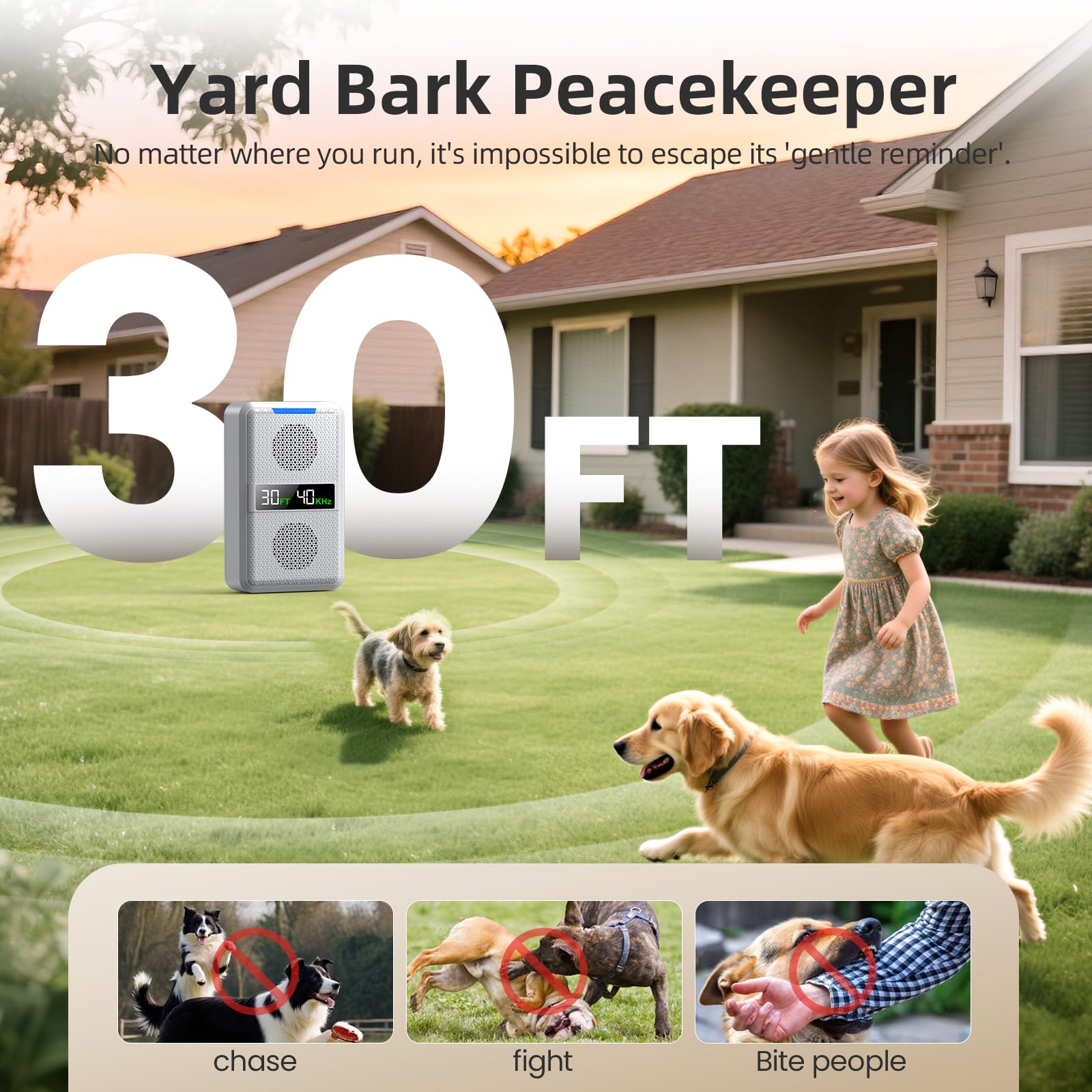 HUHUWOW smart auto-detection technology triggers only on barking