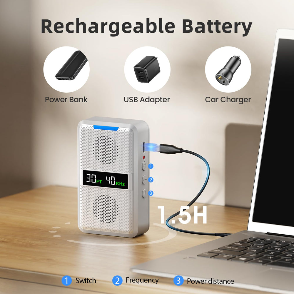 HUHUWOW Type-C charging port enables quick recharging
