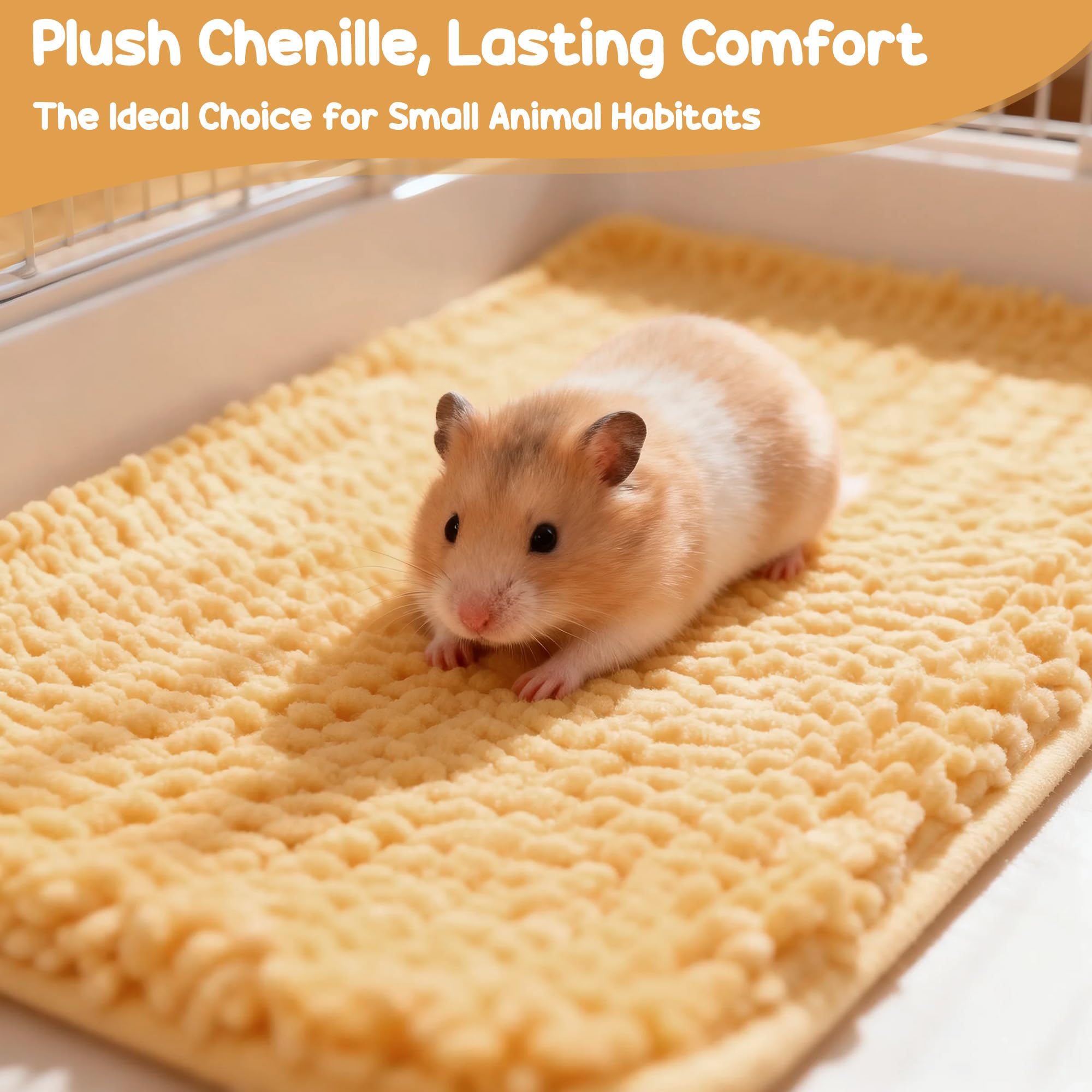 Huiguli non-slip backing prevents shifting for safer pads