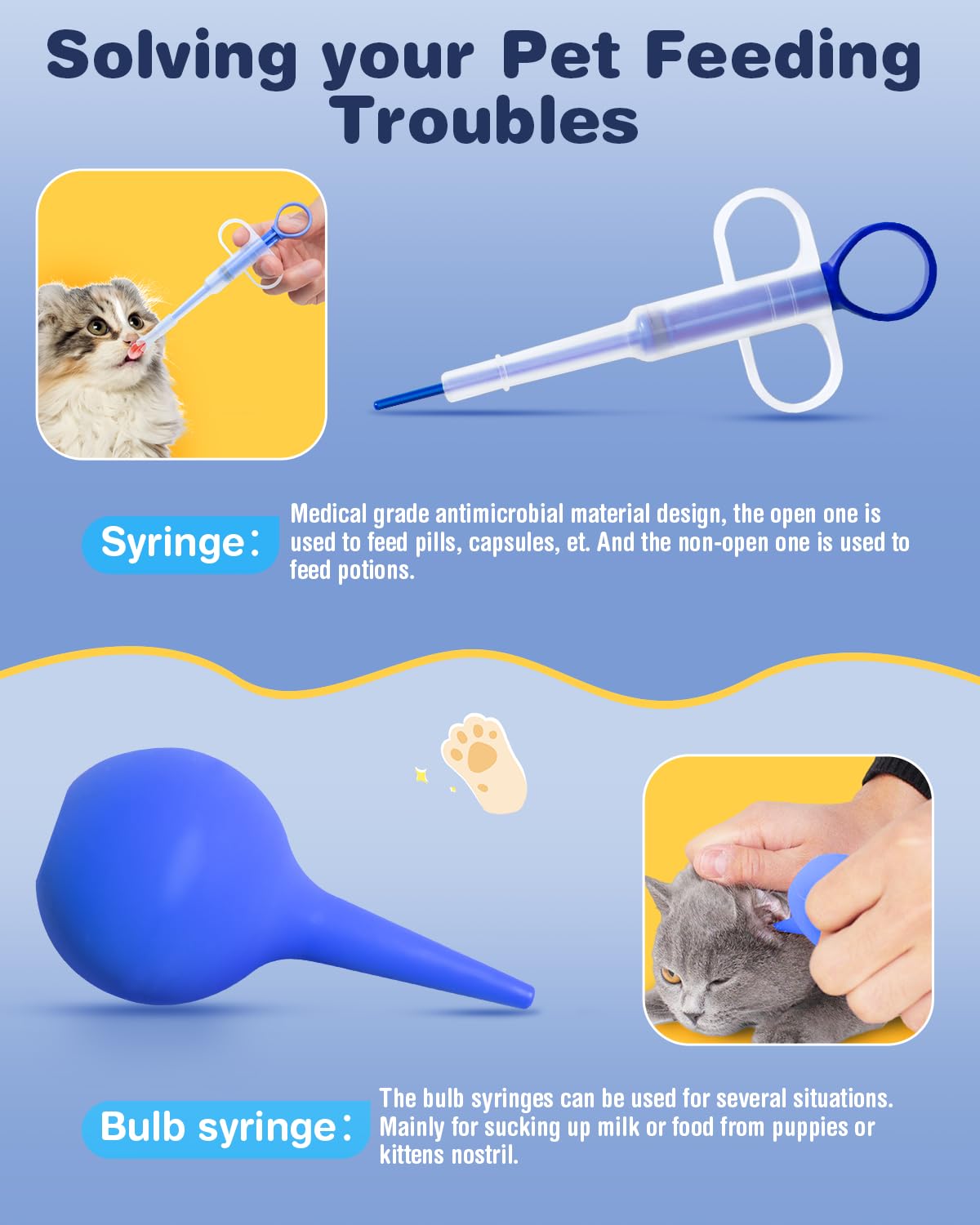 Huimpet digital thermometer for puppies with quick, accurate readings