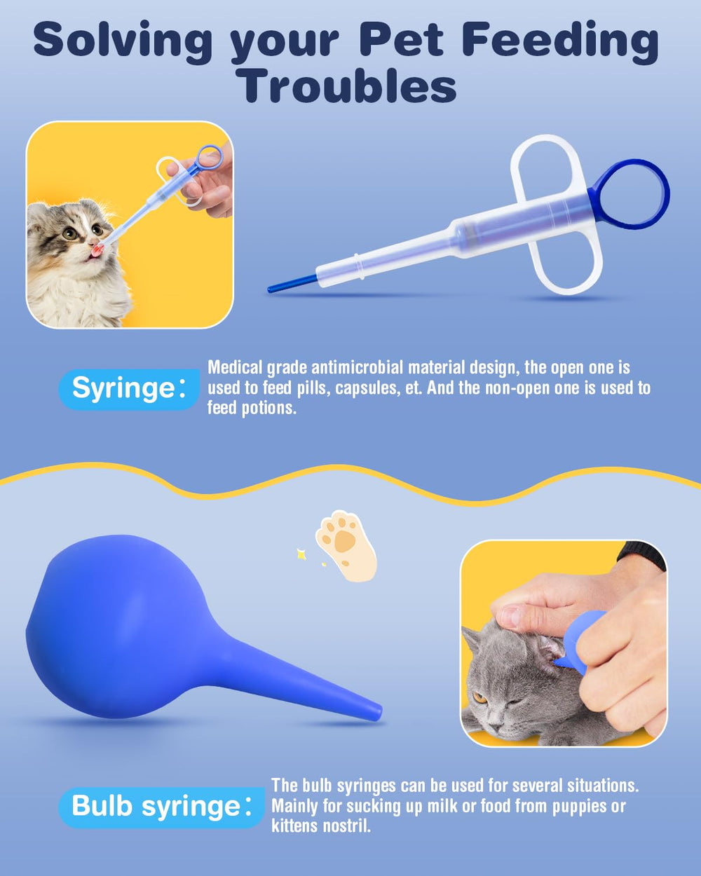 Huimpet digital thermometer for puppies with quick, accurate readings