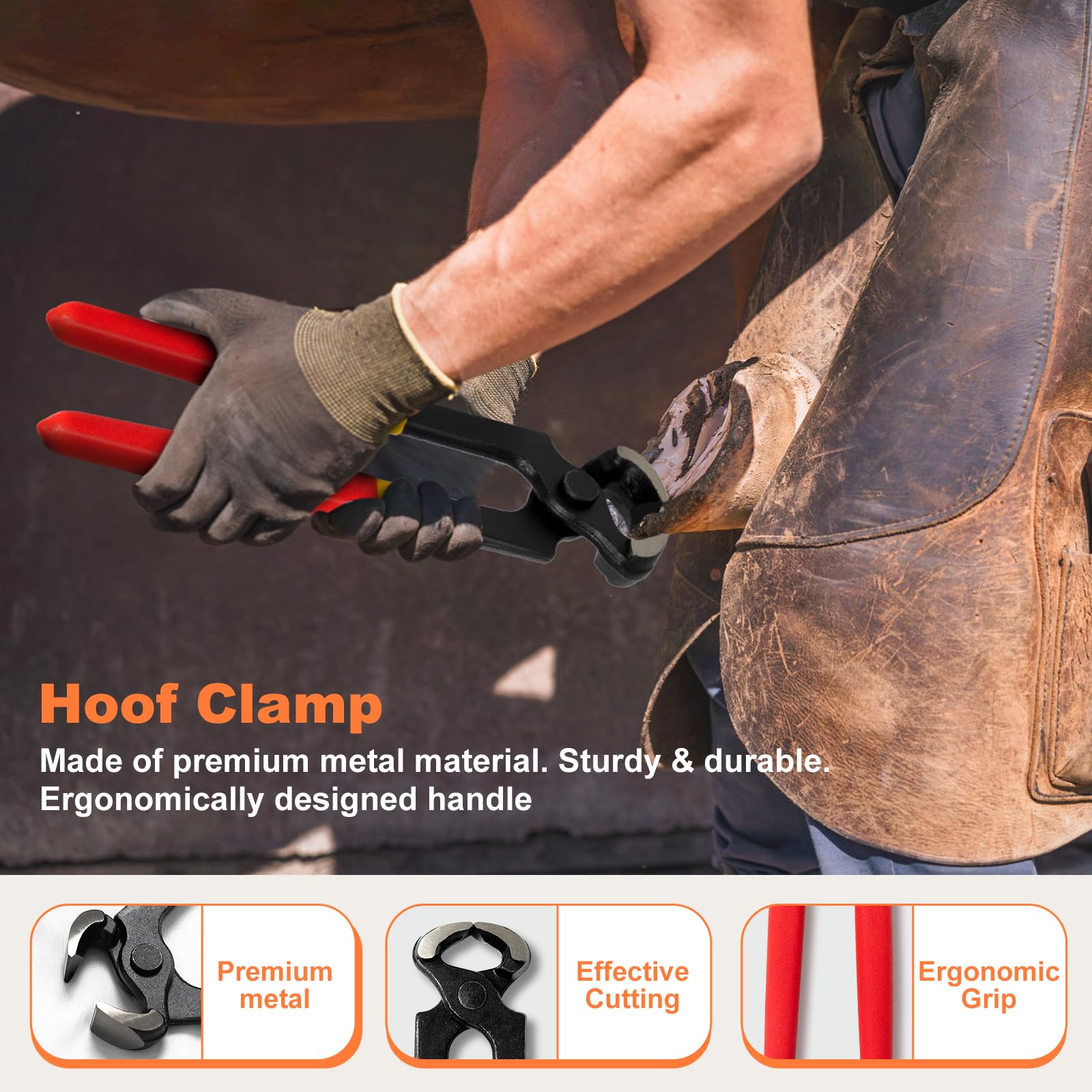 Huimpet goat hoof nippers for precise trimming and clean cuts