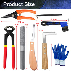 Huimpet hoof trimming knife for versatile hoof work