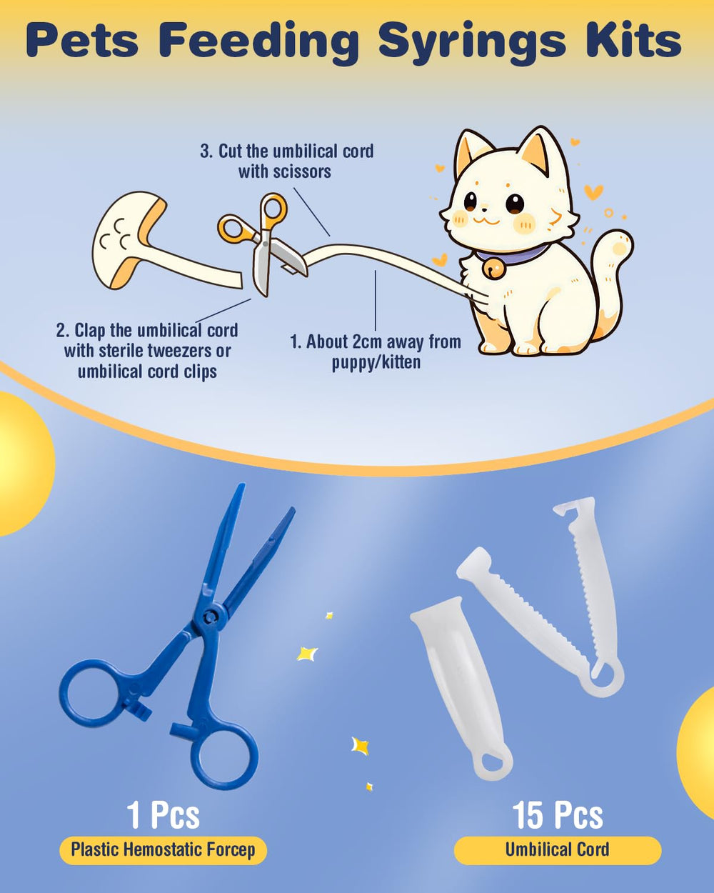 Huimpet pet stethoscope for quick checks of newborn heart and respiratory rates