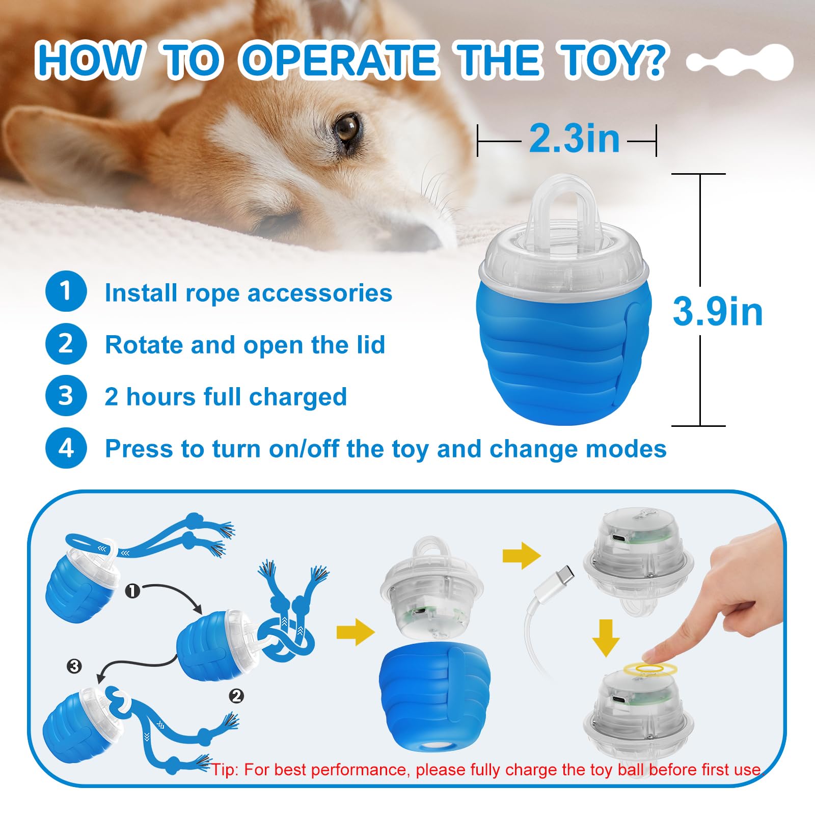 Huimpet squeaky feature adds interactive sound cues during play sessions.