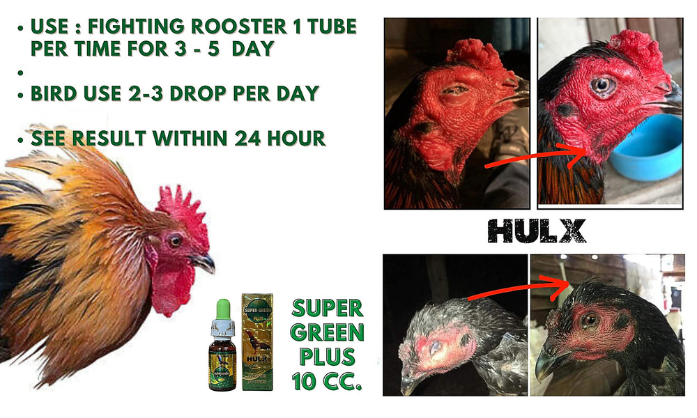 Close-up of HULX packaging highlighting safe, easy-to-use poultry supplement.