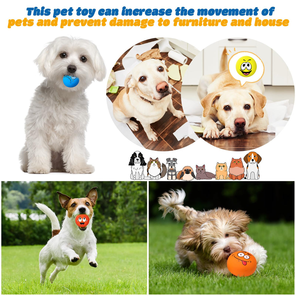 Hungdao bright colored squeaky ball to curb boredom during solo play
