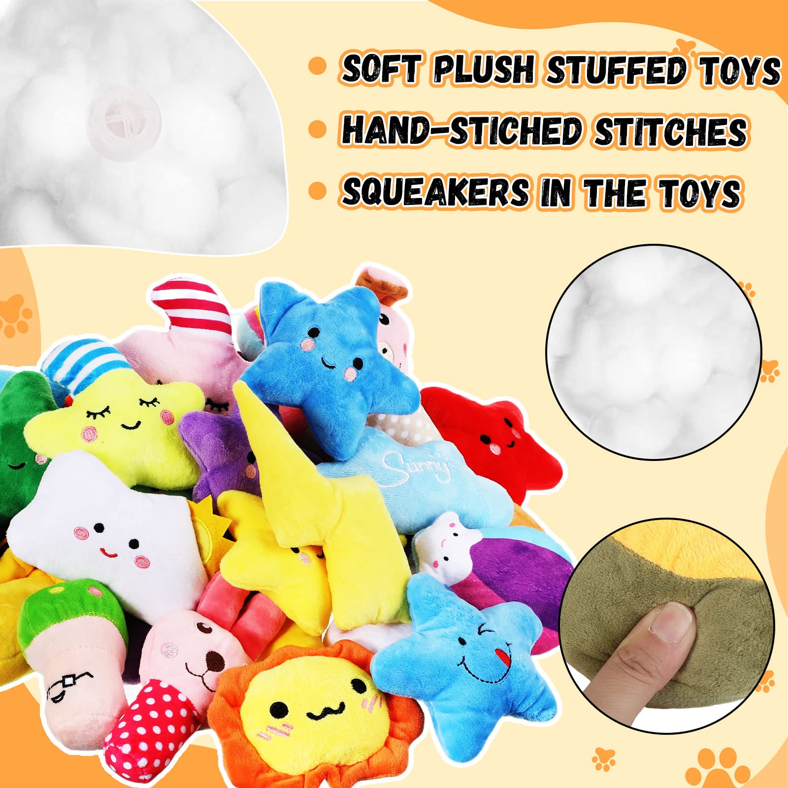 Hungdao interactive plush dog toys for engaging solo and owner-led play sessions.