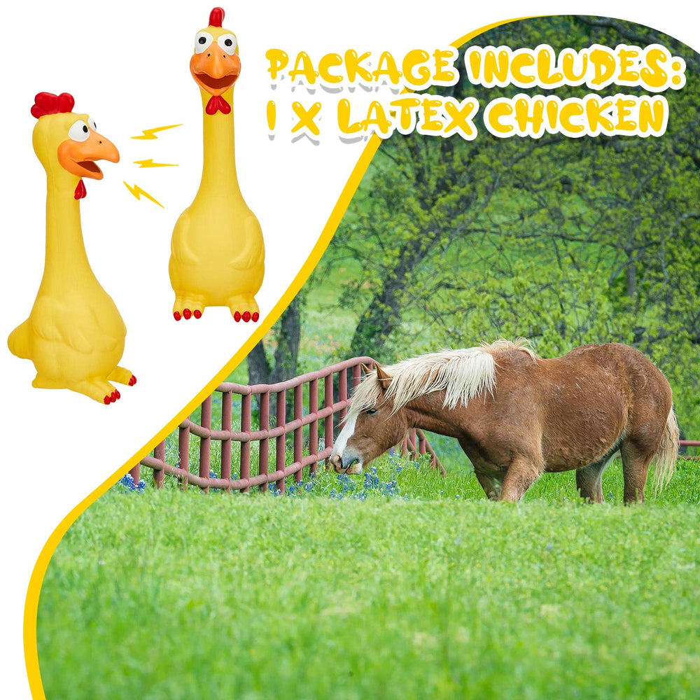 Hungdao safe durable latex horse toy for indoor and outdoor play