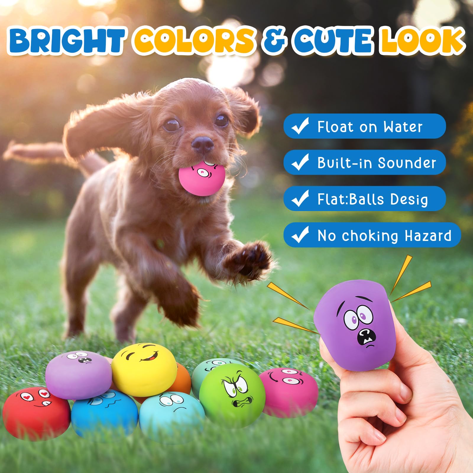 Hungdao small dog toy sized 2.2 x 1.3 inches for easy handling.