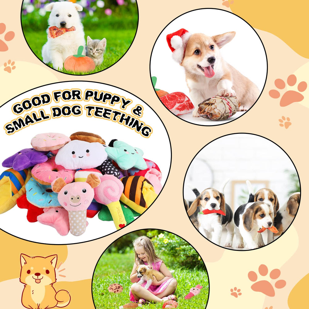 Hungdao teething puppy toy made of soft cotton supports gentle teething for puppies.