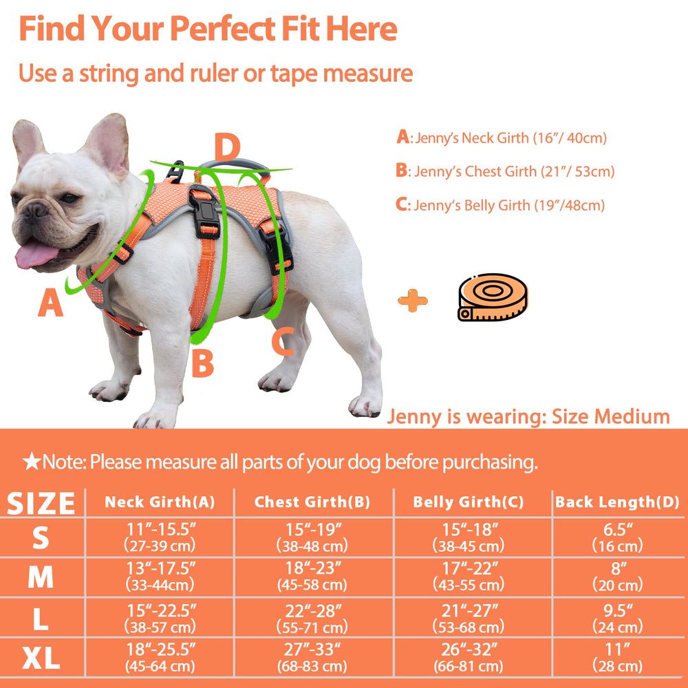 Huntboo escape-proof harness breathable-mesh keeps dogs cool on hot days.