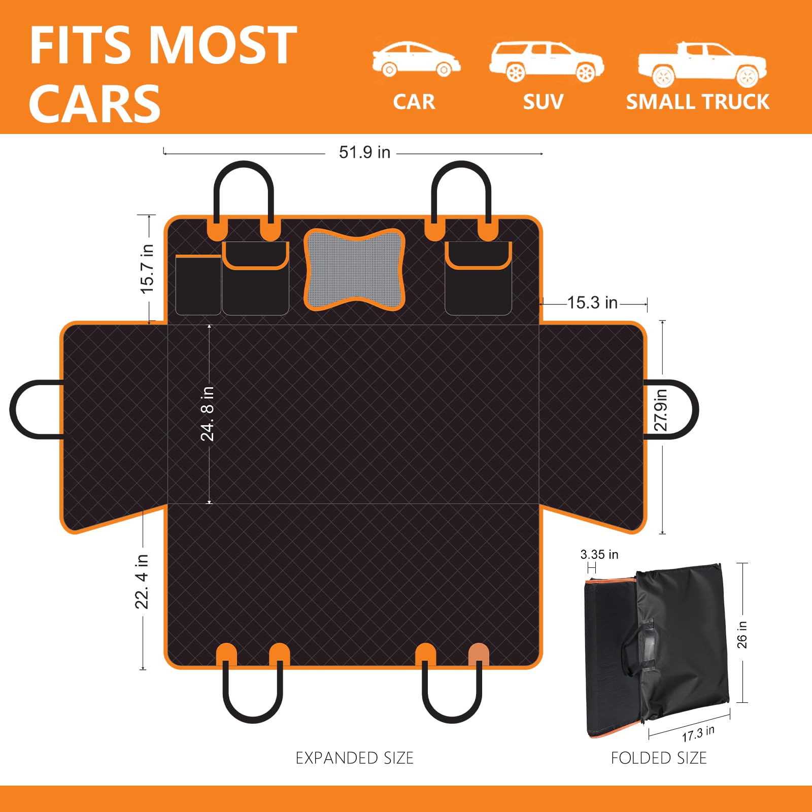 HUOHUOCN quick-install straps enable setup in minutes.