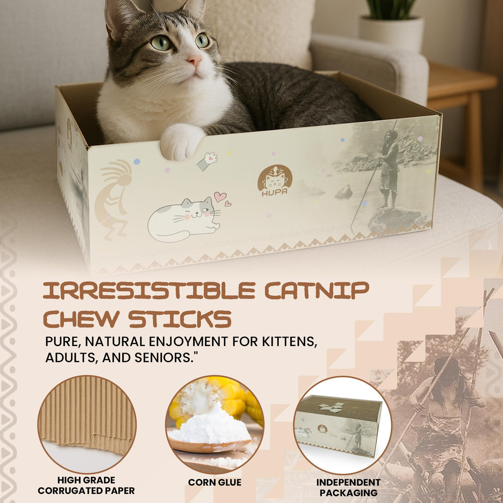 HUPA non-toxic cardboard construction ensures safe indoor use.