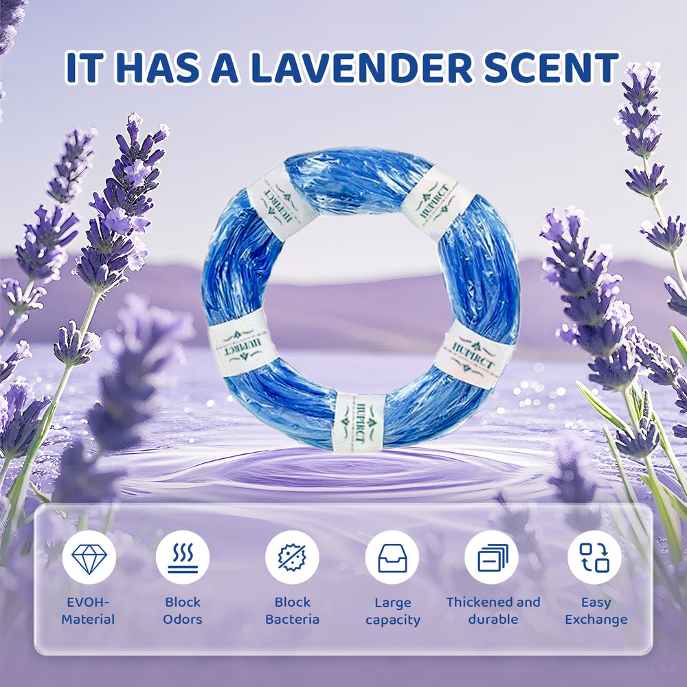 HUPIRCT triple-odor-control system combines lavender scent with barrier material.