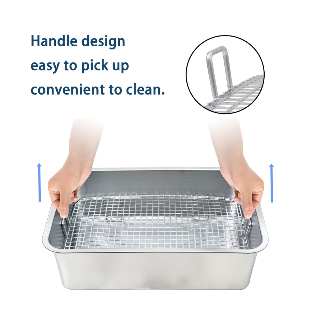 HUQIZOO spacious tray design supports a calm bunny.