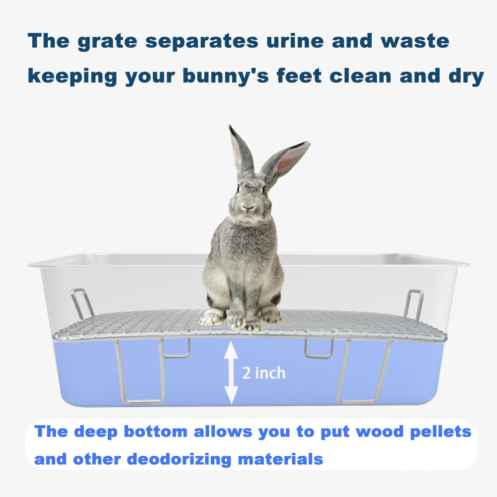 HUQIZOO toilet-tray-deep-waste-storage emphasizes large capacity for easy debris management.
