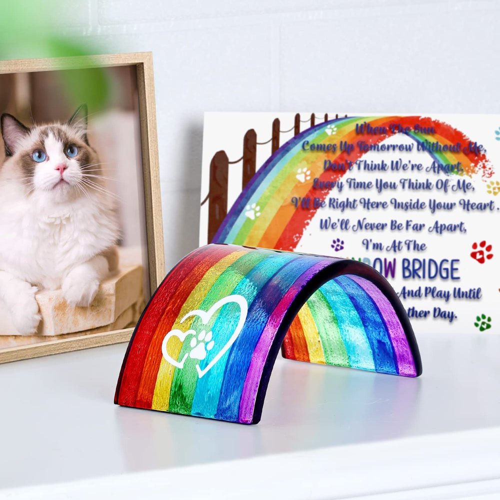 Huray Rayho Rainbow Bridge sits on a windowsill to catch sunlight.