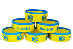 HurriK9 replacement rings six-pack, closeup showing durable EVA foam for long-lasting fetch