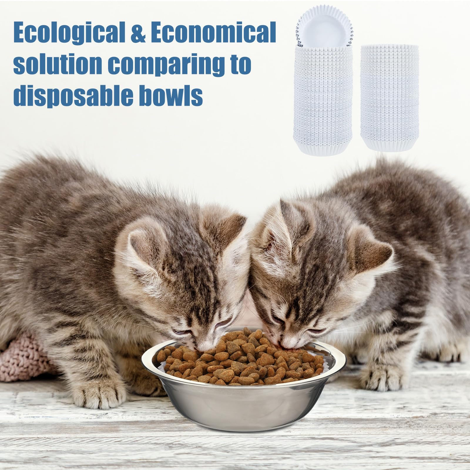Hushee liner maintains clean bowls for hygienic feeding sessions.