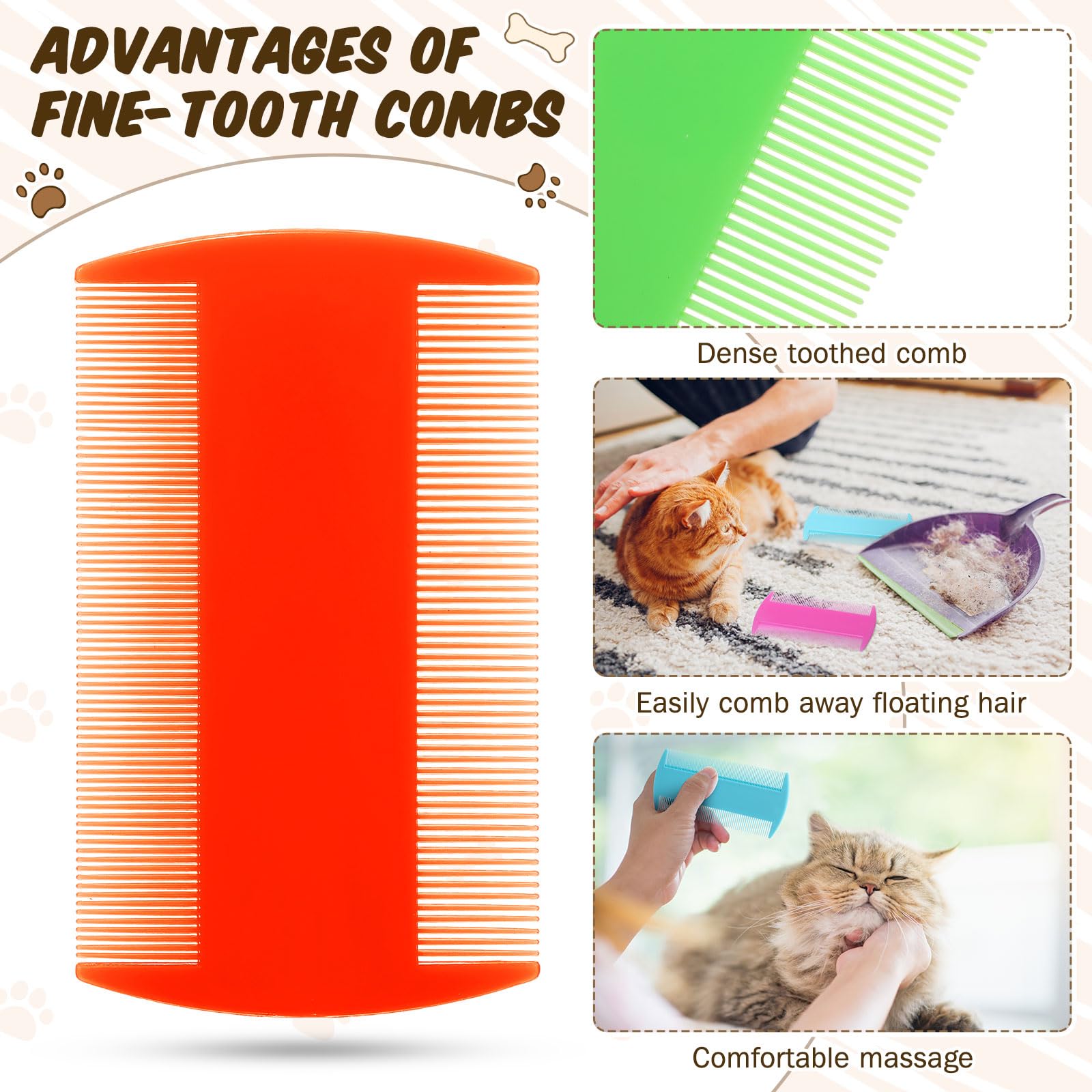 Hushee durable plastic design delivers gentle, effective care without snagging fur