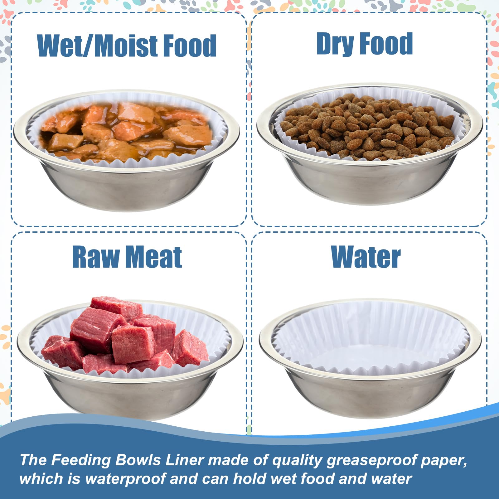 Hushee liner-compatible setup for pet feeding stations, parks, or shelters.