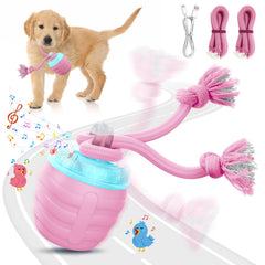 HVUATQ Chase Buddy Ball in pink promotes active play for small dogs.