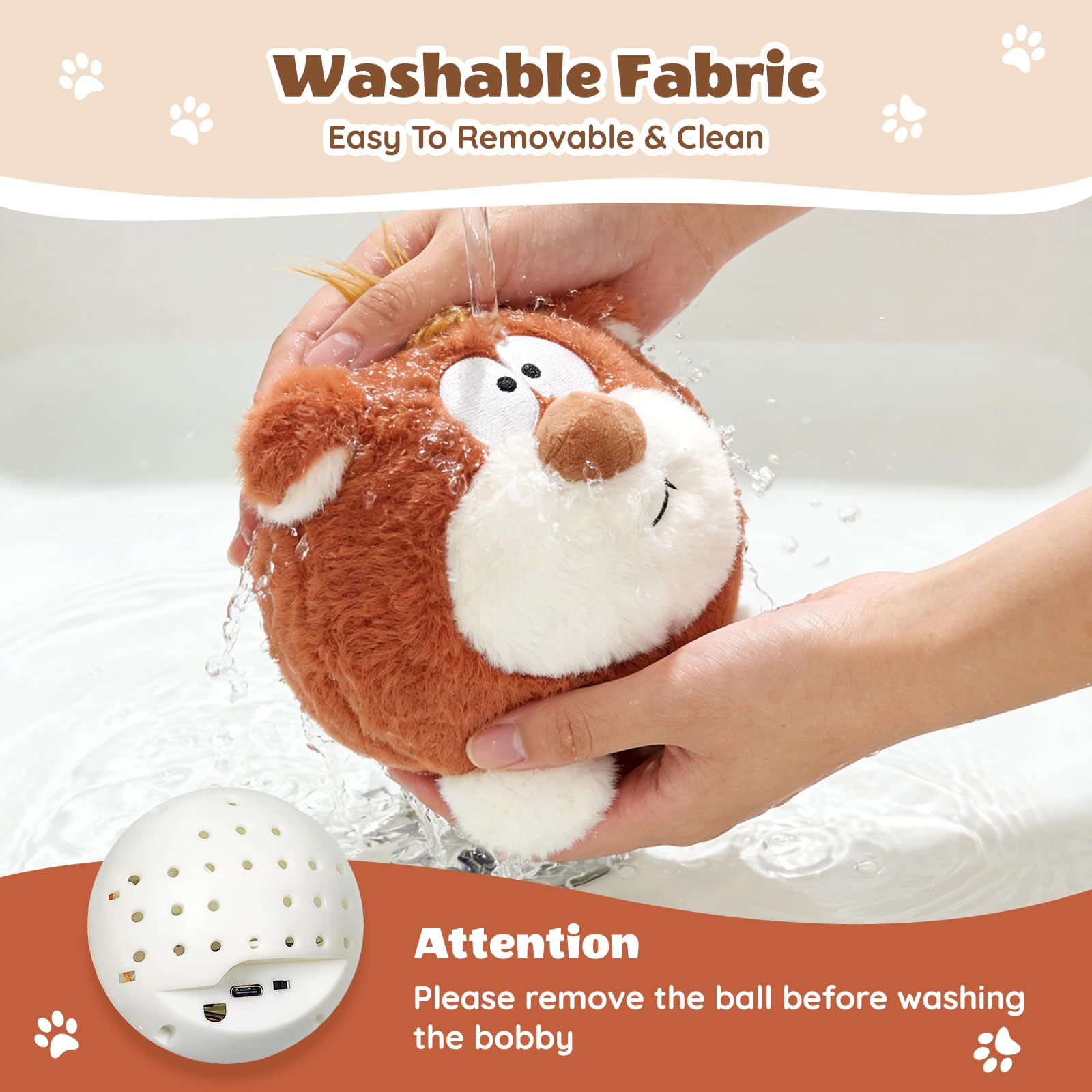 HVUATQ motion sensor dog toy automatically powers down to save energy