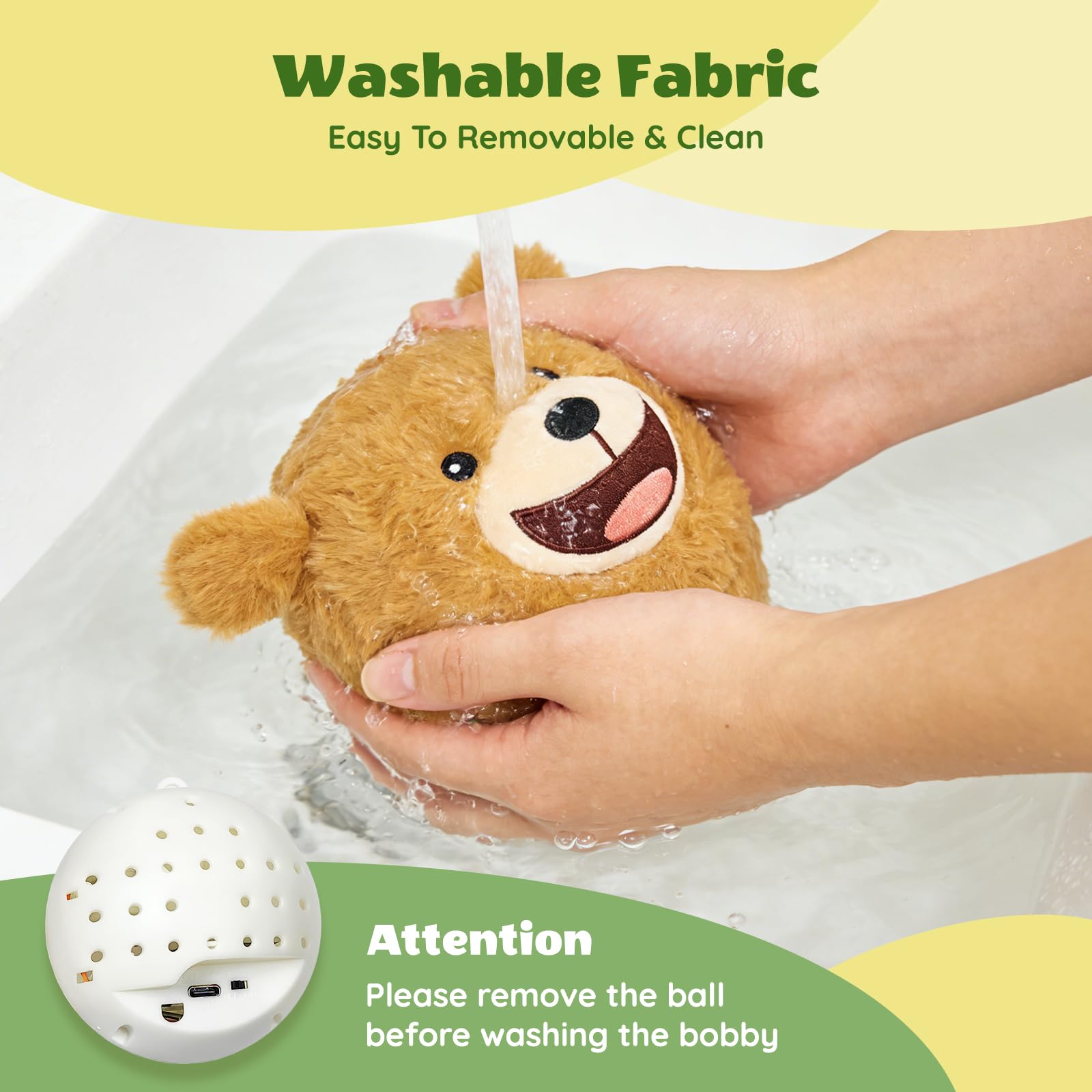 HVUATQ motion sensor toy demonstrating automatic standby feature