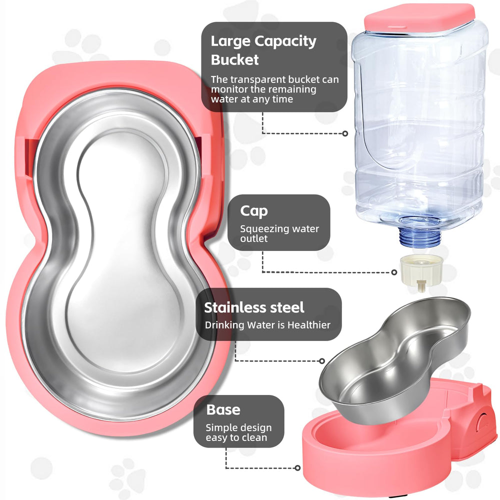 HWONMTE gravity-fed system for steady food and water supply.
