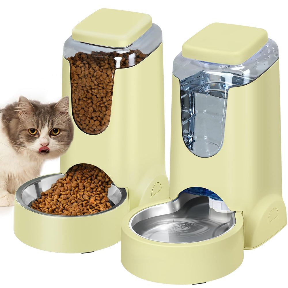 HWONMTE portable automatic feeder with water dispenser for small pets—feeding flexibility and ease