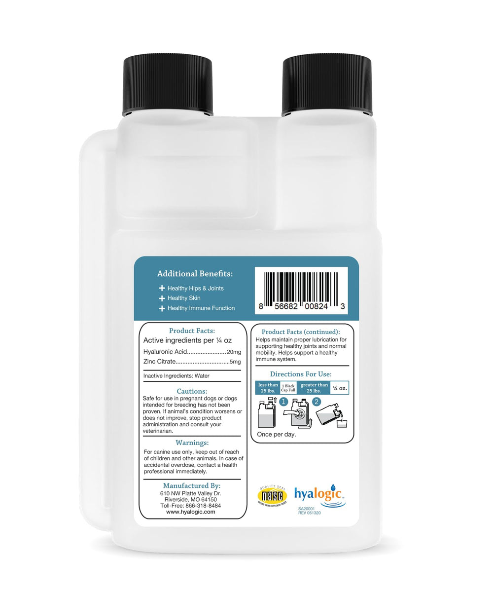 Hyalogic HyaFlex Pro Pure dropper for easy daily dosing.