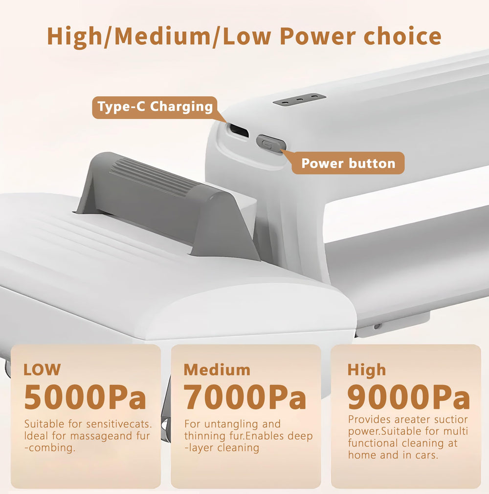 Hychipet long nozzle concentrates suction into hard-to-reach spots.