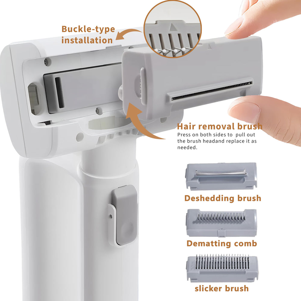 Hychipet undercoat rake targets thick coats for thorough shedding.