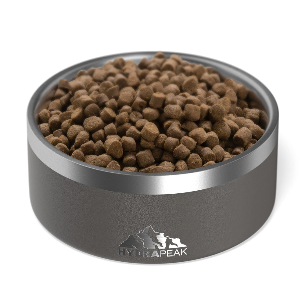 Hydrapeak stainless steel dog bowl built for outdoor durability