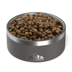 Hydrapeak stainless steel dog bowl built for outdoor durability