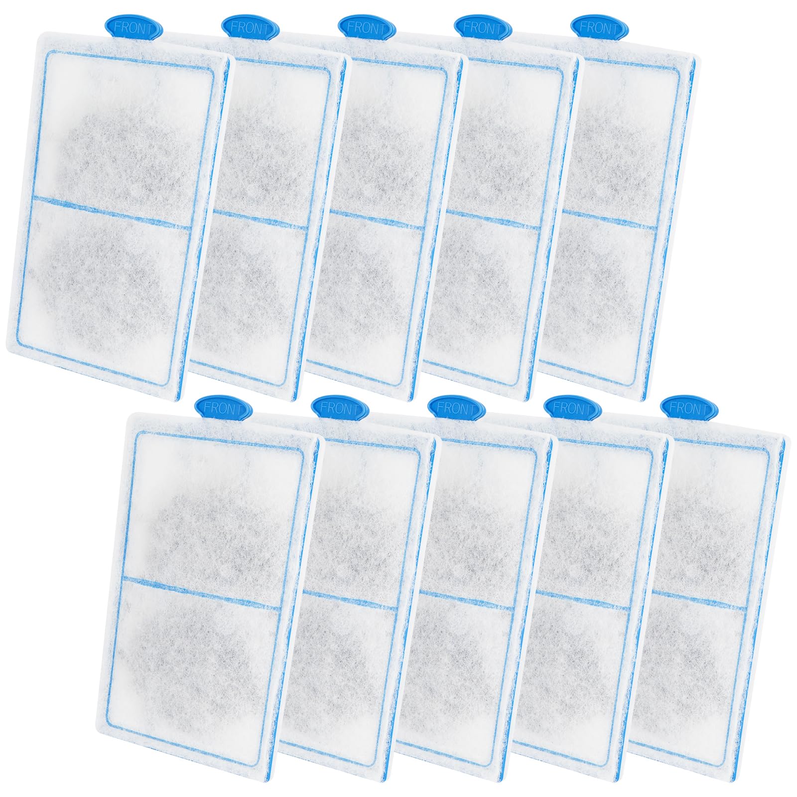 Hygger 10-pack replacement cartridges for HG149-M/L keep water clear.