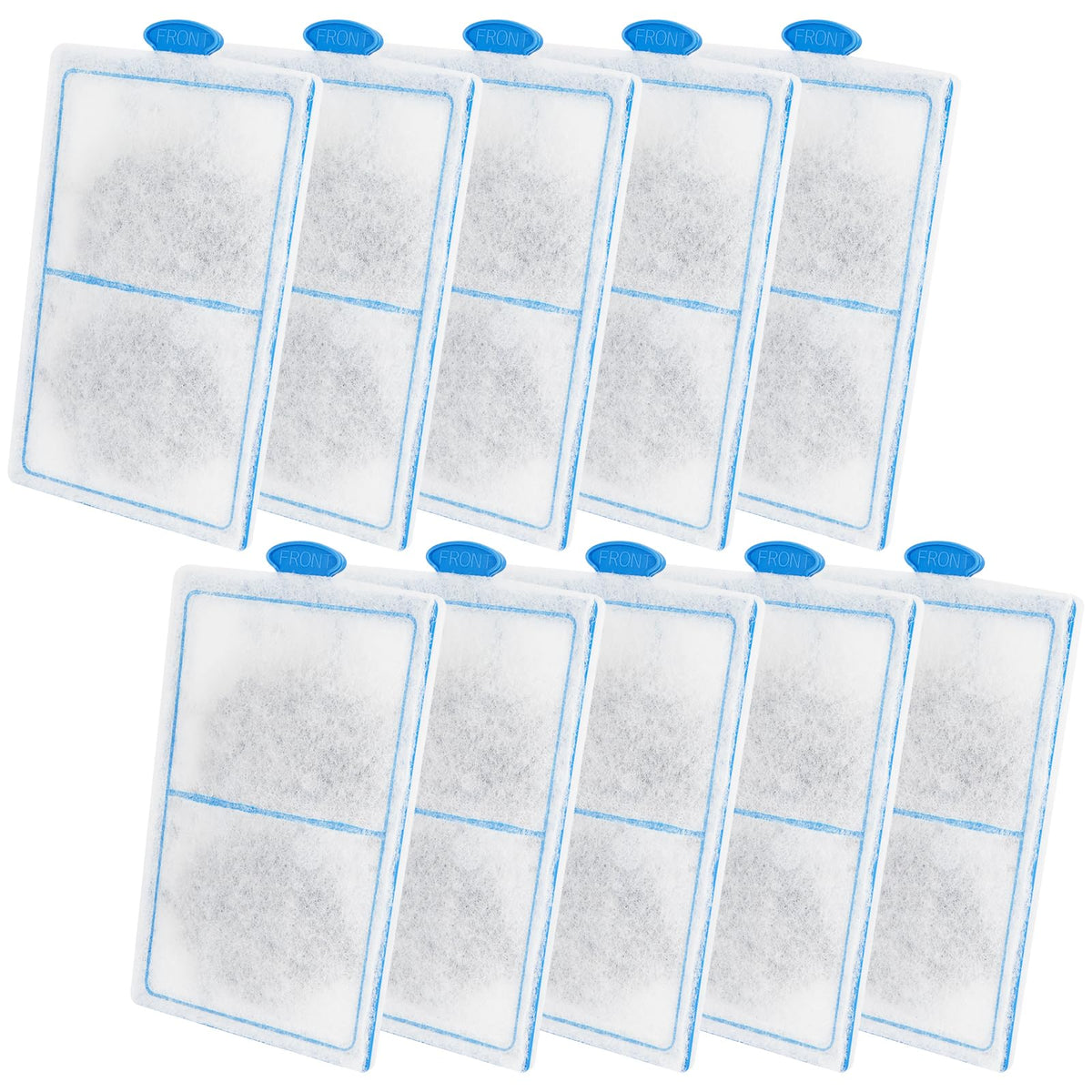 Hygger 10-pack replacement cartridges for HG149-M/L keep water clear.