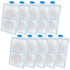 Hygger 10-pack replacement cartridges for HG149-M/L keep water clear.