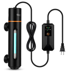Hygger 11W UV light timer in tank improving water clarity