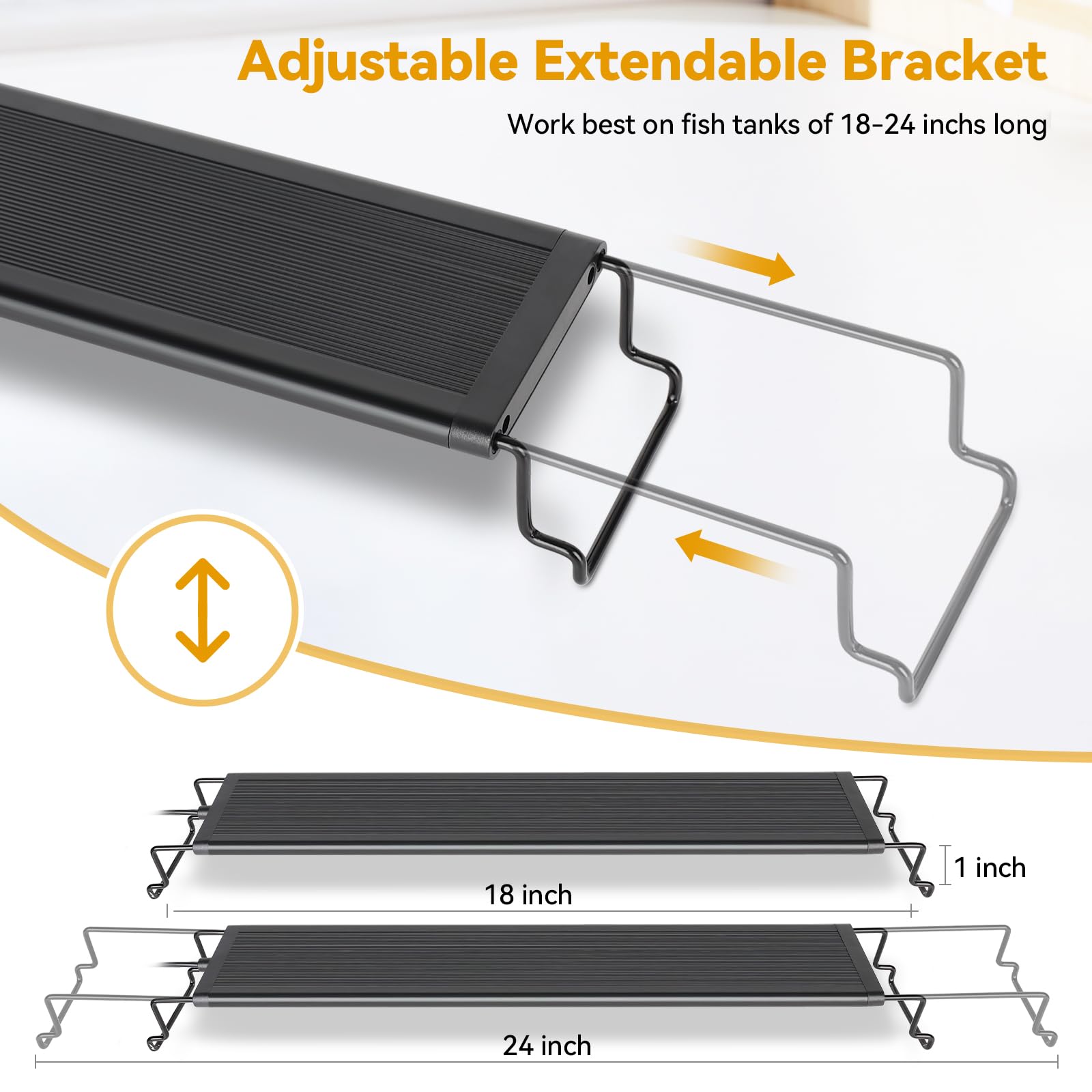 Hygger aluminum shell design for heat dissipation and long-lasting performance.