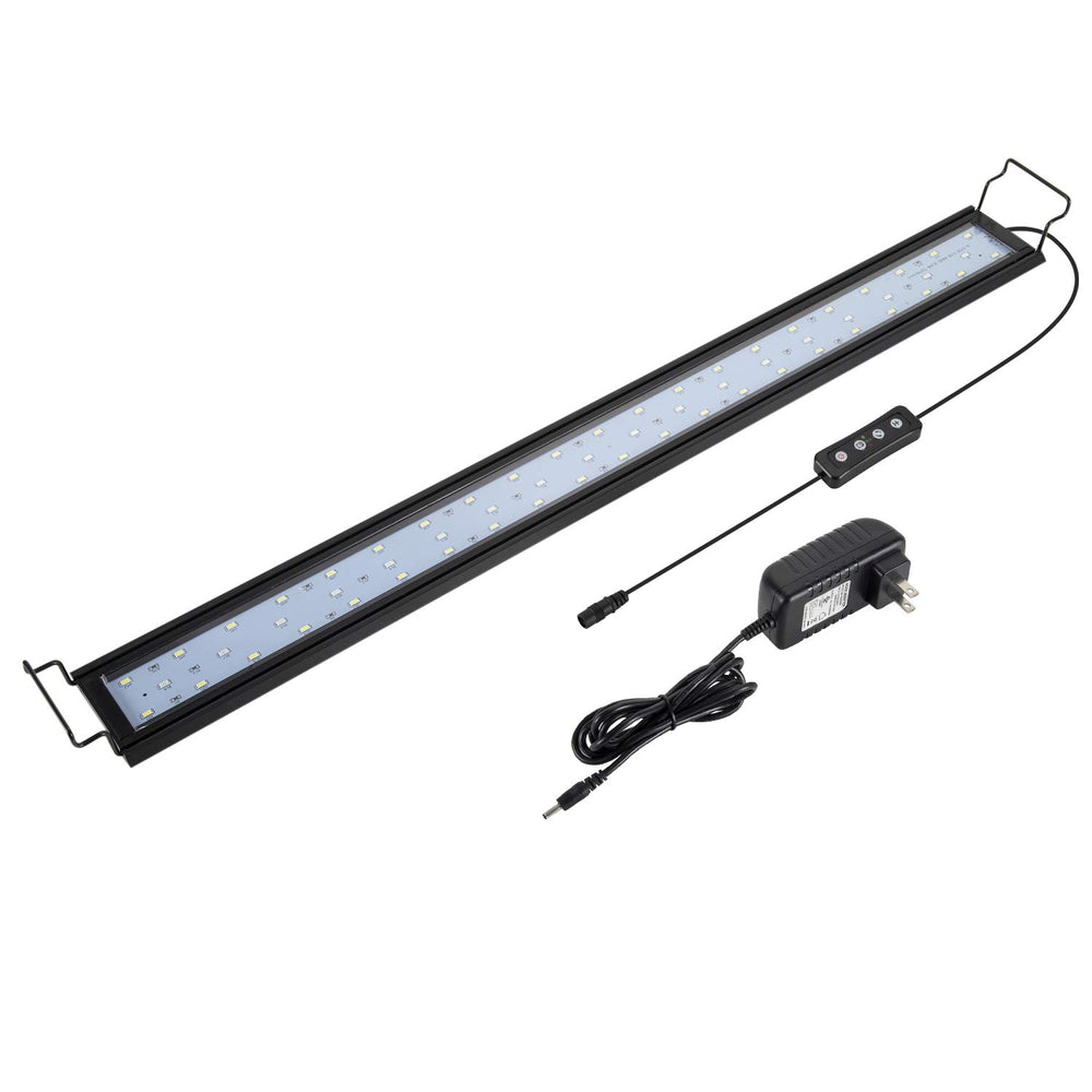 Hygger 20W full spectrum aquarium light front view for vibrant water glow