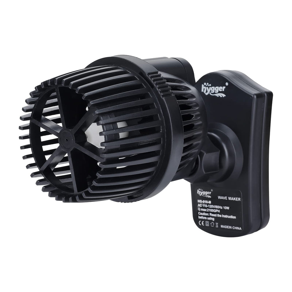 Hygger 2100GPH wave-maker pump with magnetic base for stable, powerful flow