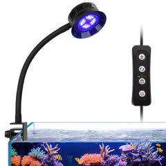 Hygger 30W LED Reef Light shows full-spectrum output for vivid coral color