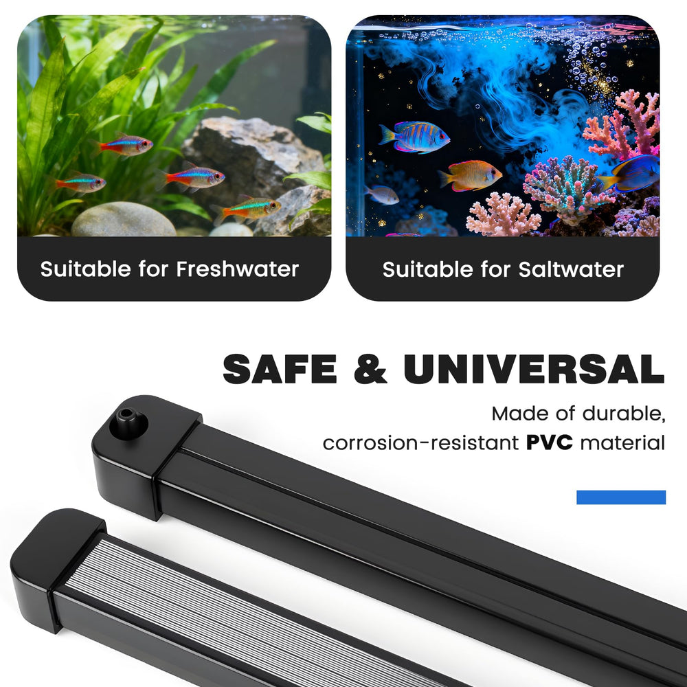 hygger 31.5-inch diffuser set includes tubing, valve, suction cup, and manual