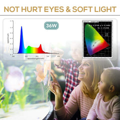 Hygger 36W LED DIY mode lets you customize color and timing