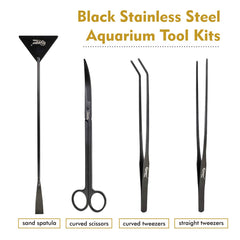 Hygger sand spatula for substrate smoothing and algae removal.