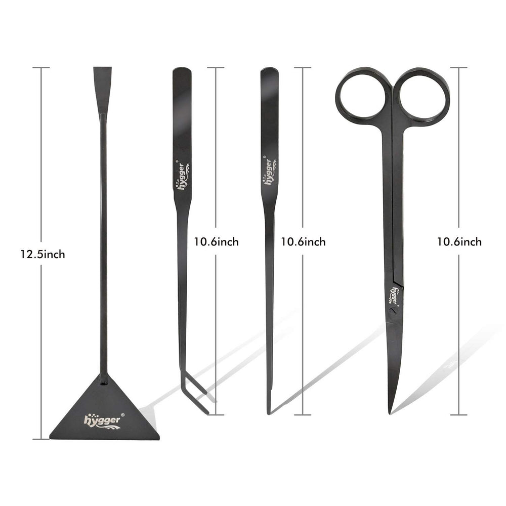 Hygger straight tweezers for plant placement and debris removal.